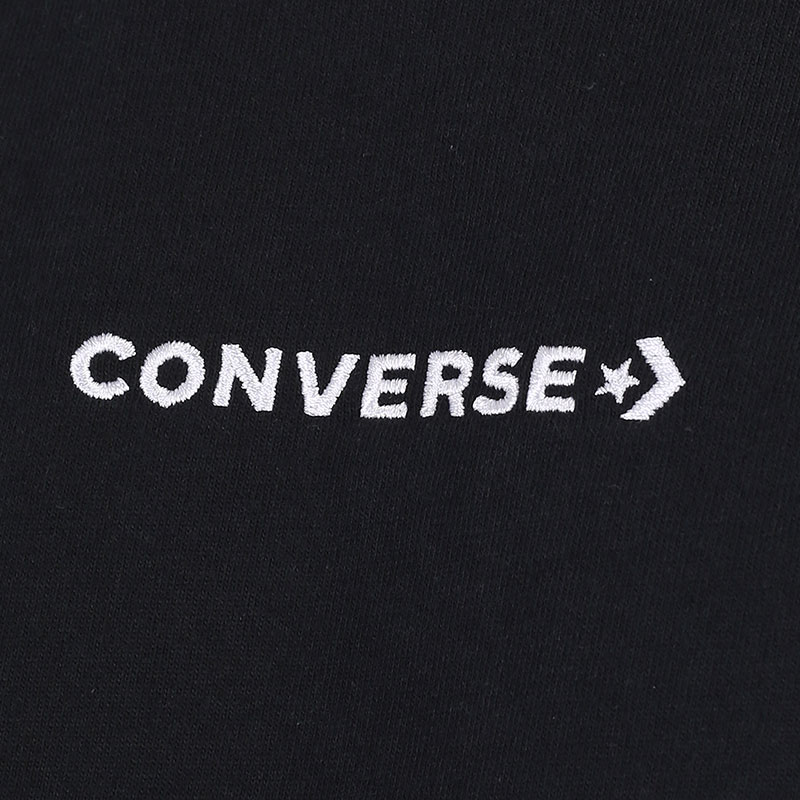 мужская черная футболка Converse Court Tee 10022029001 - цена, описание, фото 2